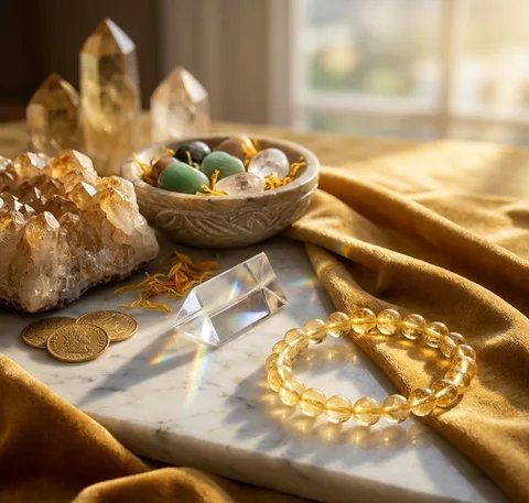 Premium Original Natural Citrine Bracelet for Wealth, Prosperity & Business Success