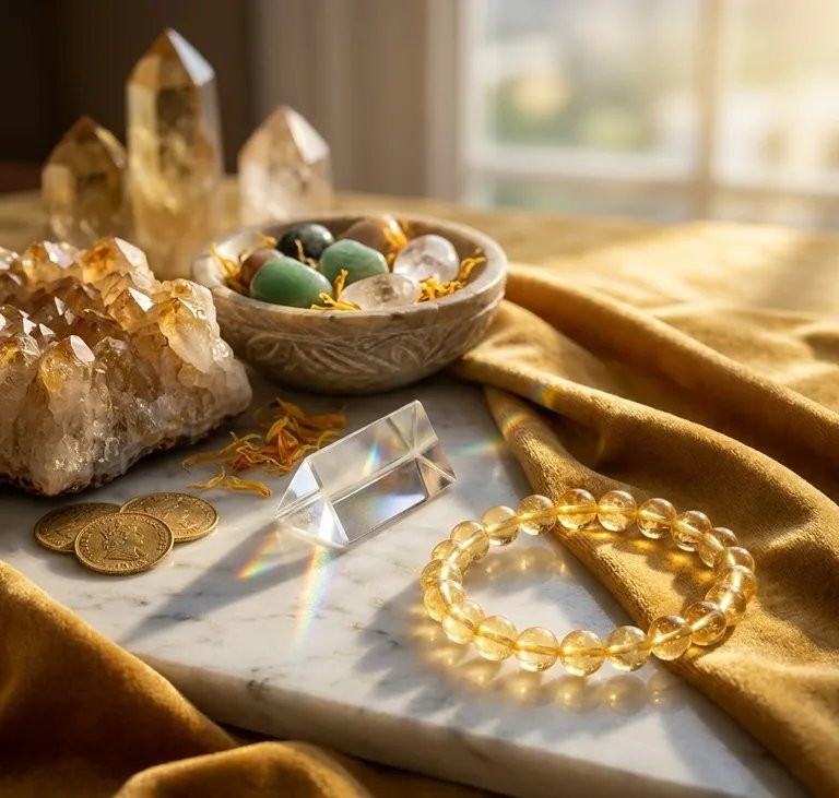 Premium Original Natural Citrine Bracelet for Wealth, Prosperity & Business Success 1