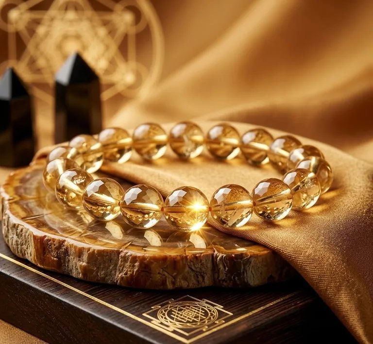 Premium Original Natural Citrine Bracelet for Wealth, Prosperity & Business Success 2