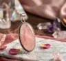 Original Natural Rose Quartz Pendant for Love, Emotional Healing & Positive Energy 3