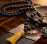 Original Natural Karungali Mala (Ebony Wood Mala) for Spiritual Growth, Meditation & Positive Energy 4